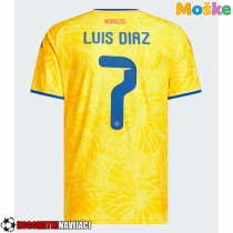 Moške Nogometnih dresov Kolumbija Luis Diaz #7 Domači SP 2026 Kratki rokavi
